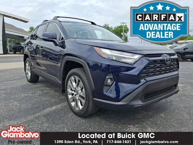 Used 2025 Blue Toyota XLE Premium image 1