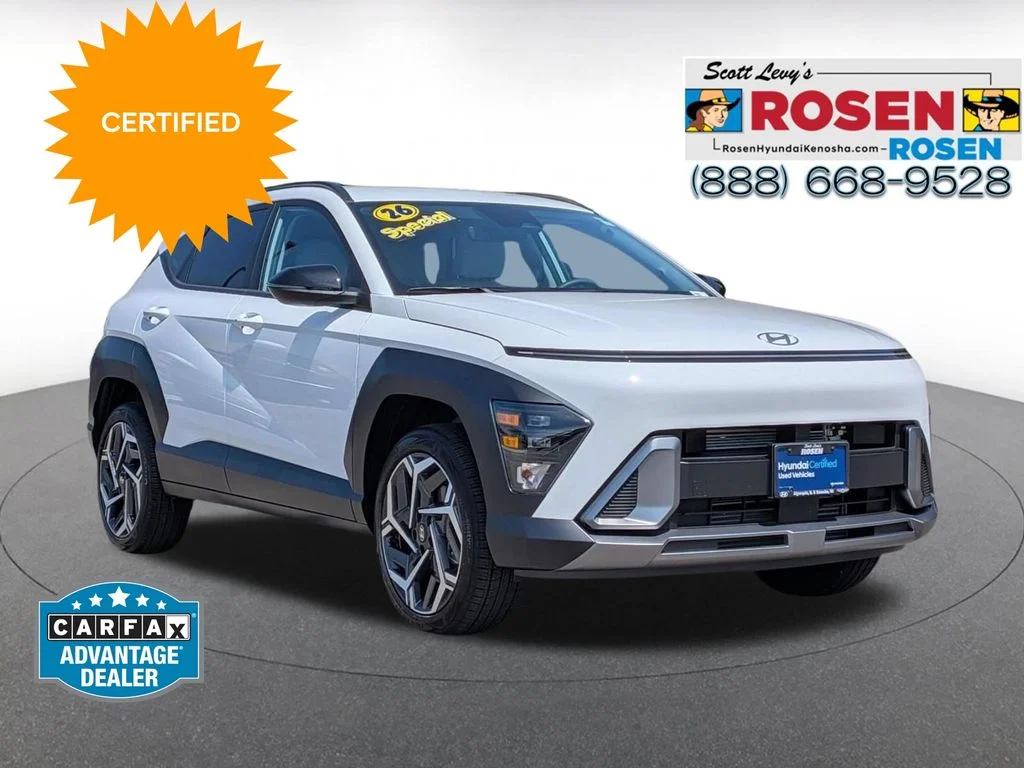 Certified Used 2026 White Hyundai SEL Premium image 1
