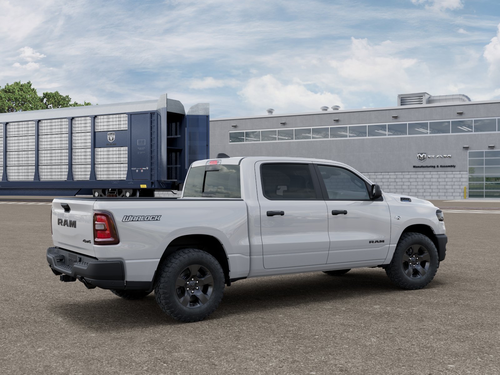 New 2026 Bright White Clear-Coat Exterior Paint RAM  image 4