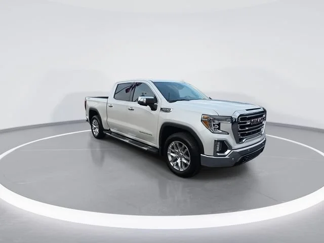 Used 2019 WHITE FROST TRICOAT GMC SLT image 2