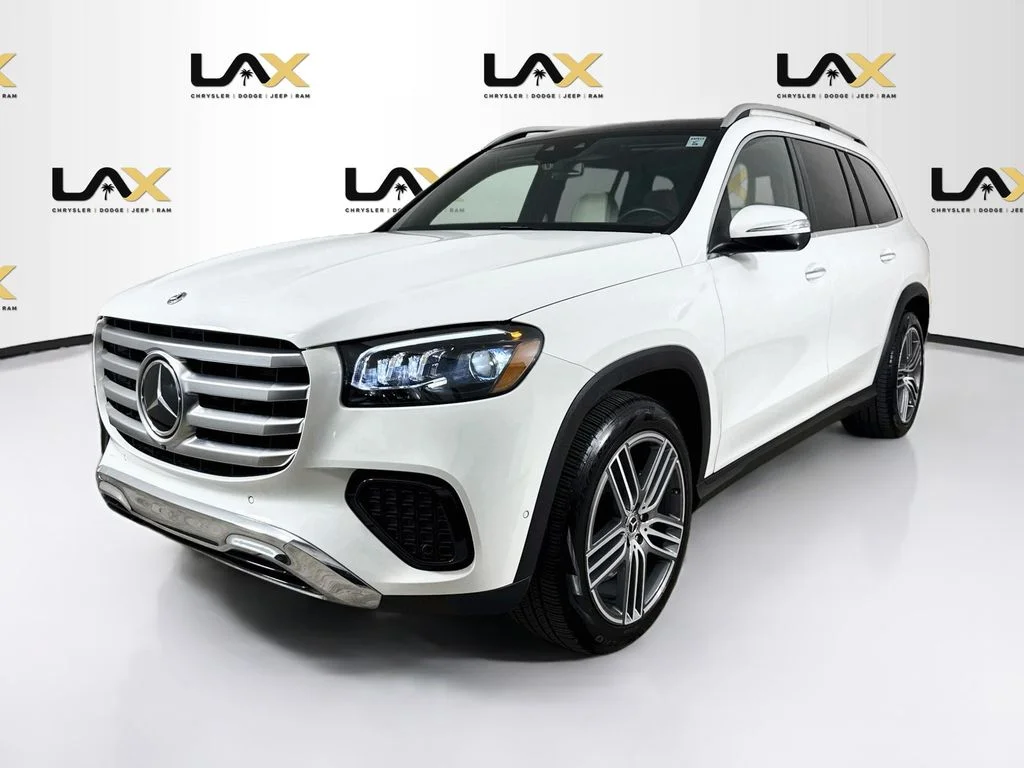 Used 2025 White Mercedes-Benz GLS 450 image 3