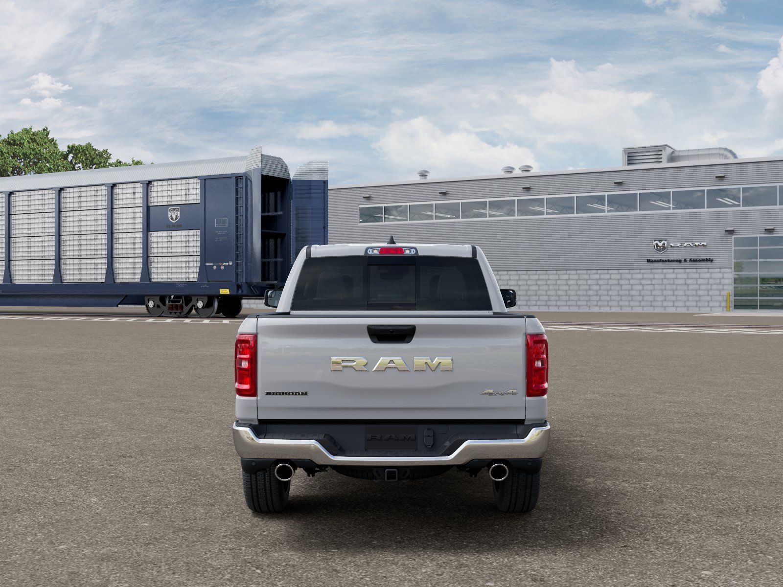 New 2026 Bright White Clear-Coat Exterior Paint RAM BIG HORN image 7