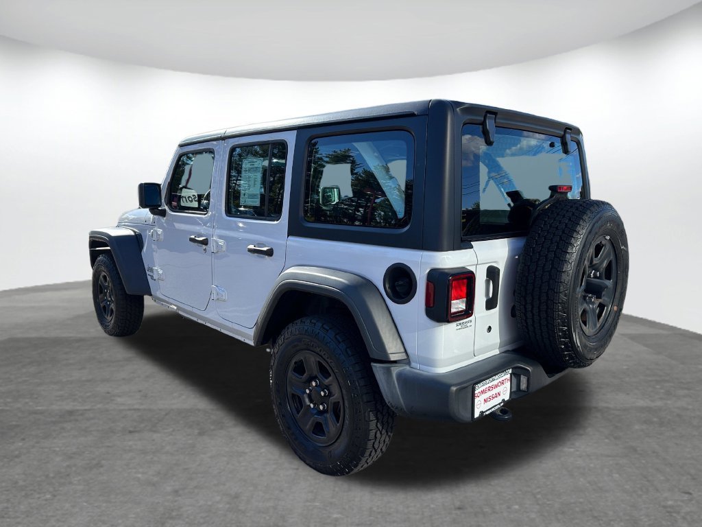 Used 2018 White Jeep Unlimited Sport image 8