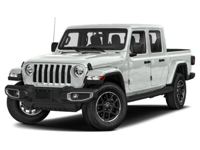 Used 2022 Bright White Clearcoat Jeep Overland image 1
