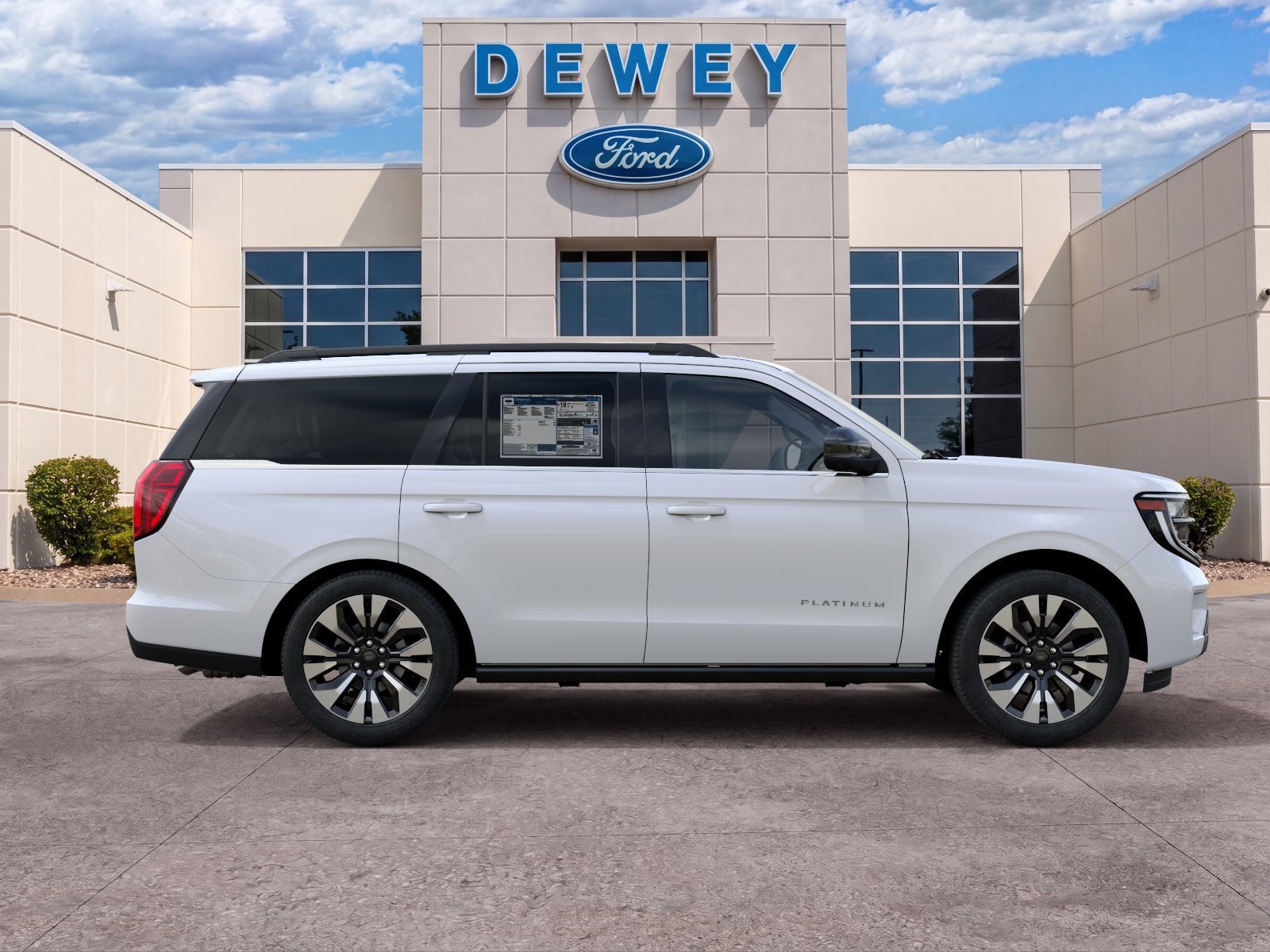 New 2027 Star White Metallic Tri-Coat Ford Platinum image 5
