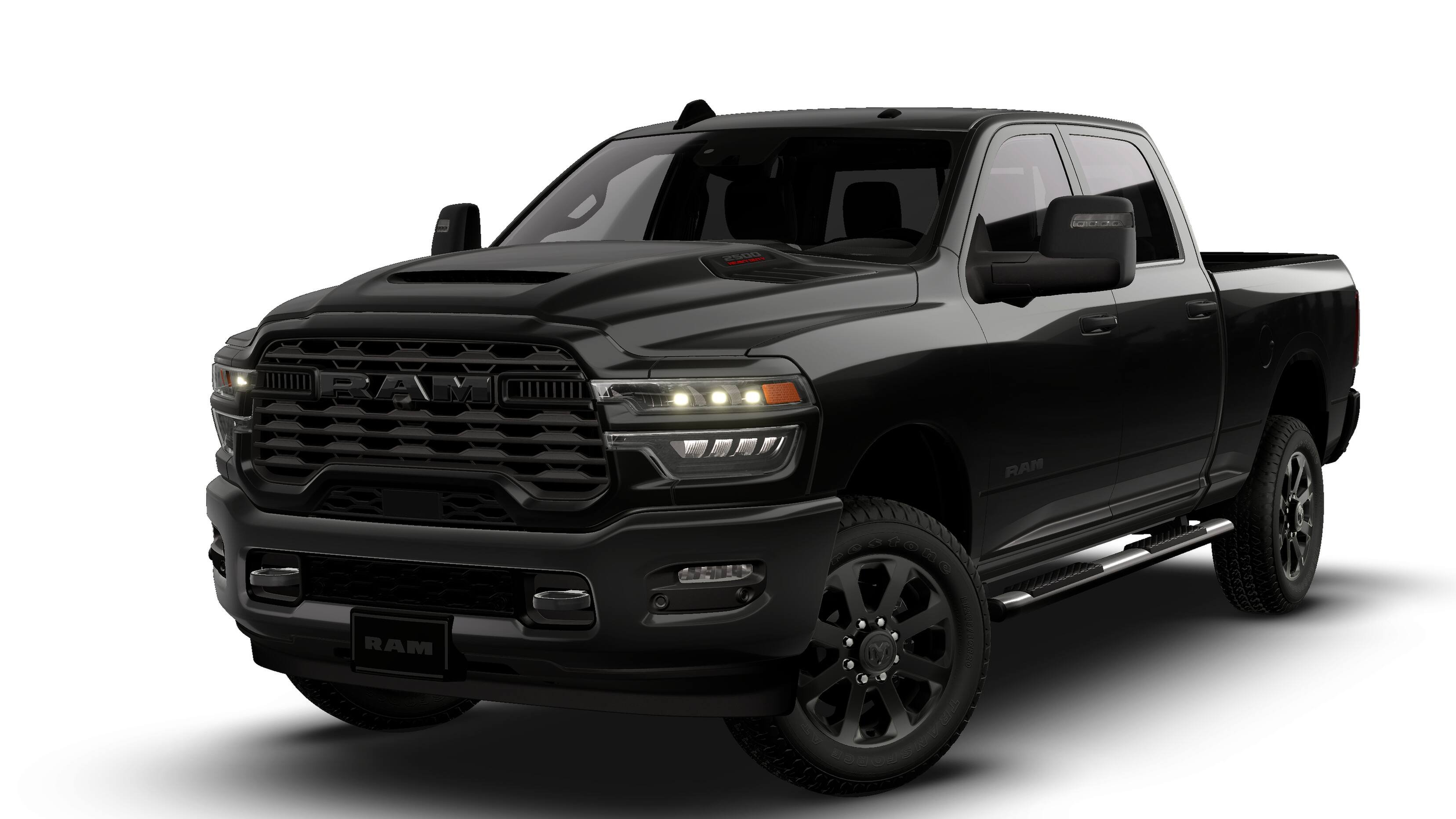 New 2026 Diamond Black Crystal Pearl-Coat Exterior Paint RAM Tradesman image 13