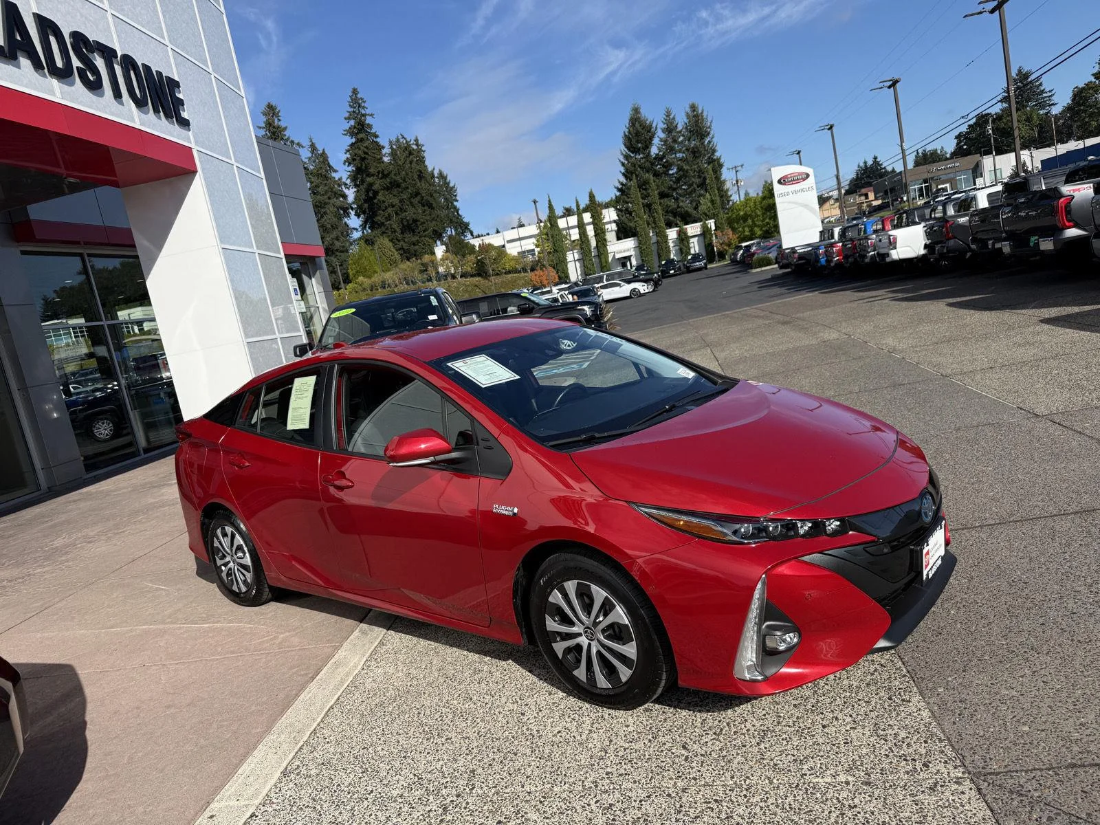 Used 2021 Supersonic Red Toyota Limited image 9