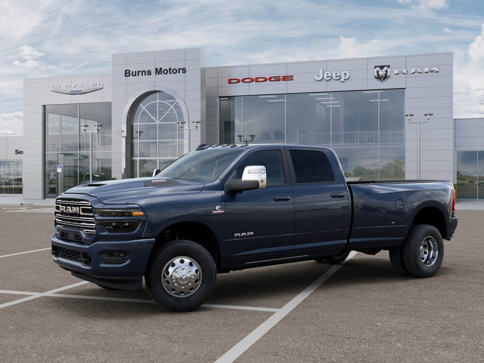 New 2027 Forged Blue Metallic Exterior Paint Ram Laramie Dually image 28