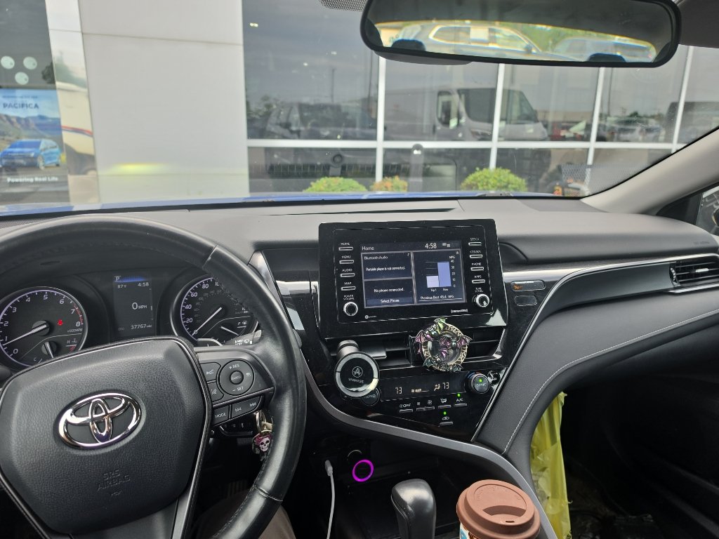 Used 2023 Reservoir Blue Toyota SE Nightshade image 4