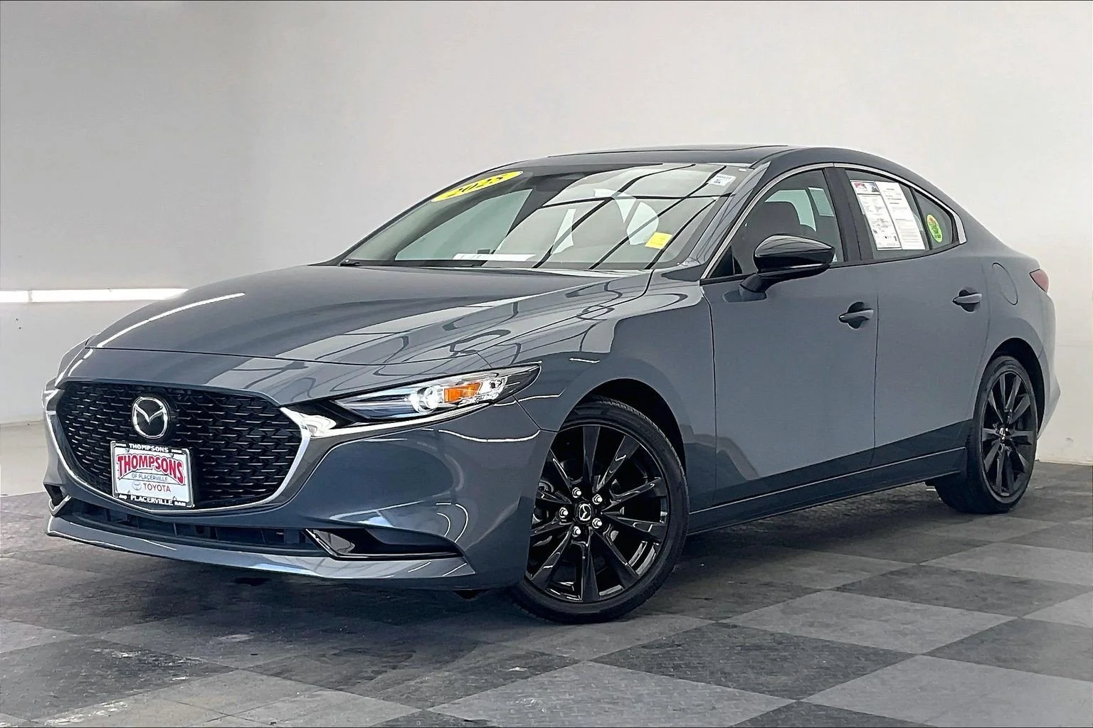 Used 2025 Polymetal Gray Metallic Mazda 2.5 S Carbon Edition image 12