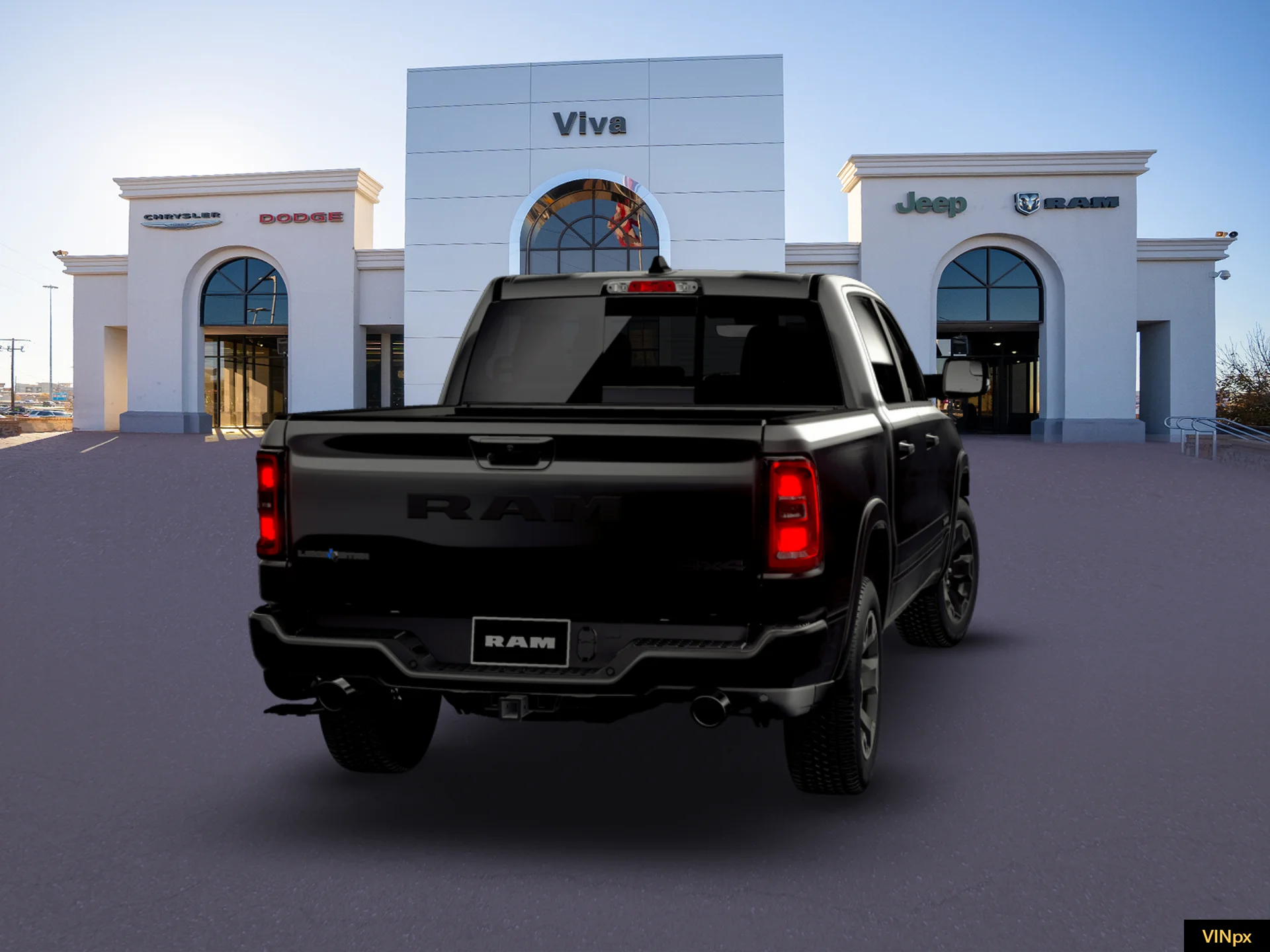 New 2026 Diamond Black Crystal Pearl-Coat Exterior Paint RAM LONE STAR image 26