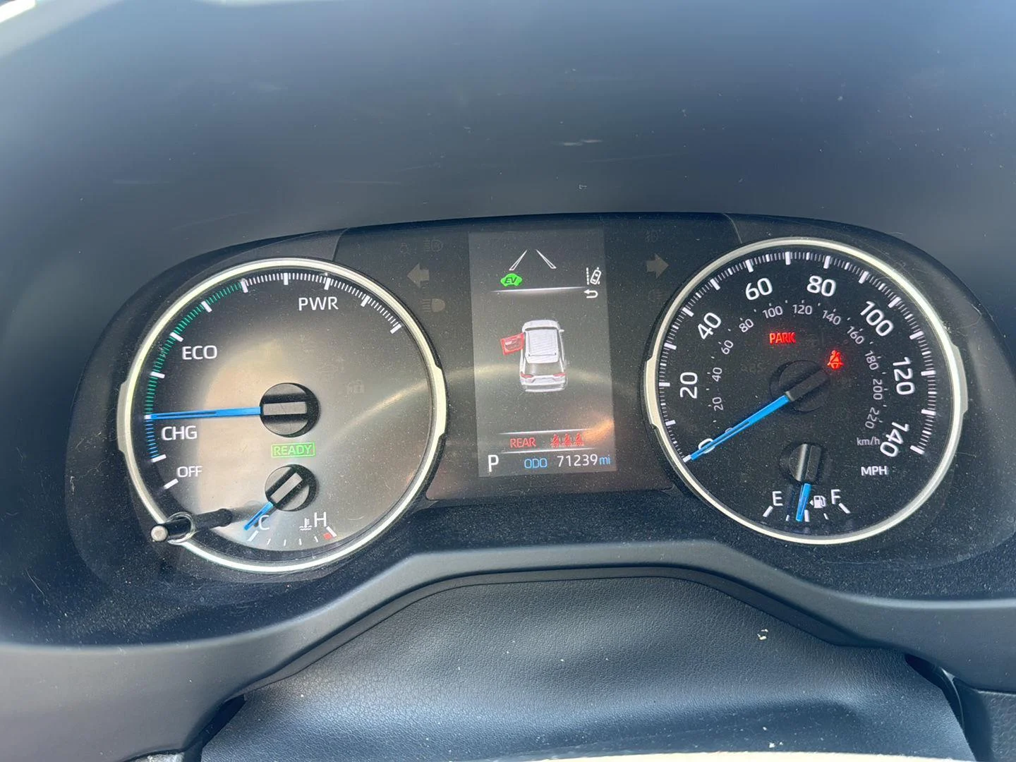 Used 2021 Blue Flame Toyota LE image 8