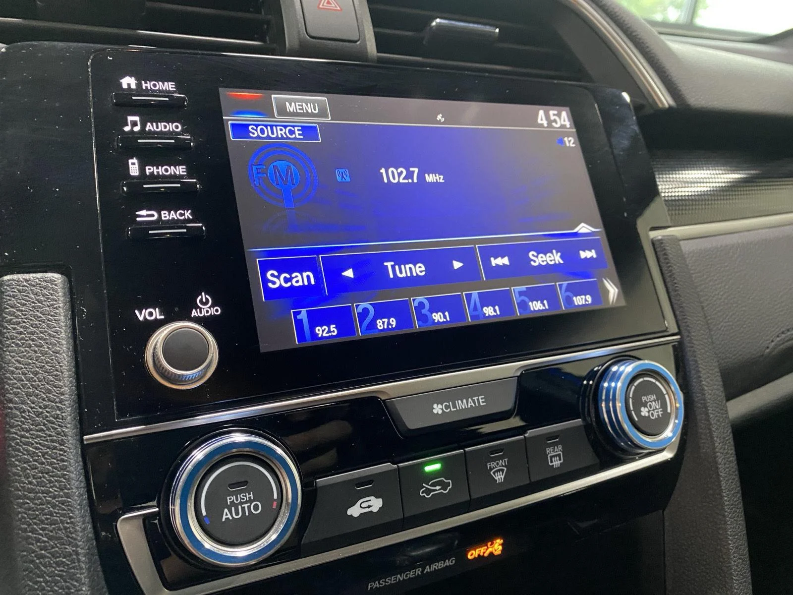 Used 2021 Aegean Blue Metallic Honda Sport image 23