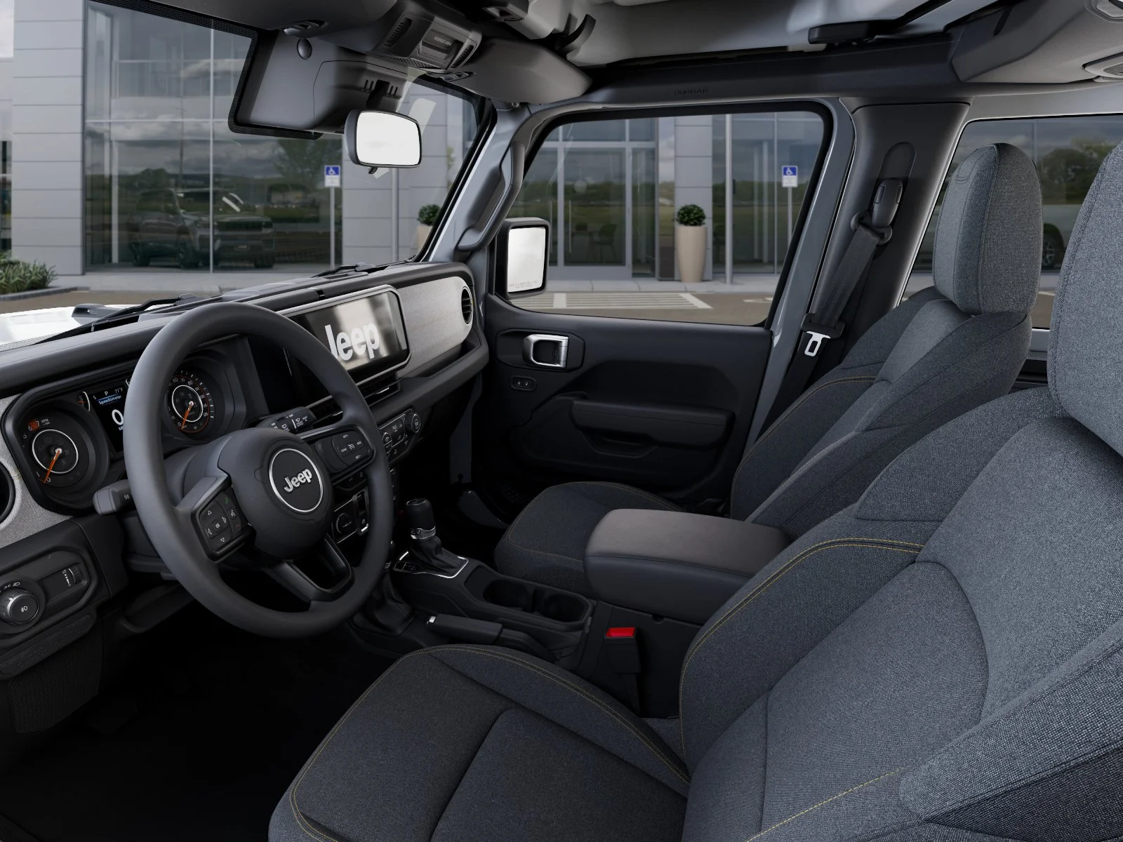 New 2026 Bright White Clearcoat Jeep Sport image 48
