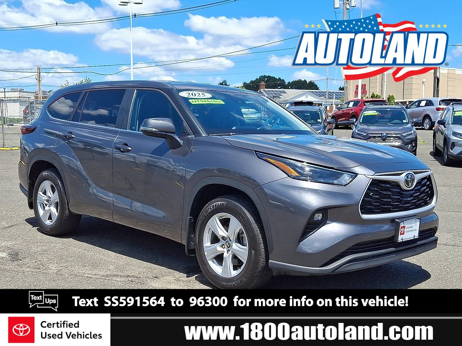 Used 2025 Magnetic Gray Metallic - 1G3 Toyota LE image 1