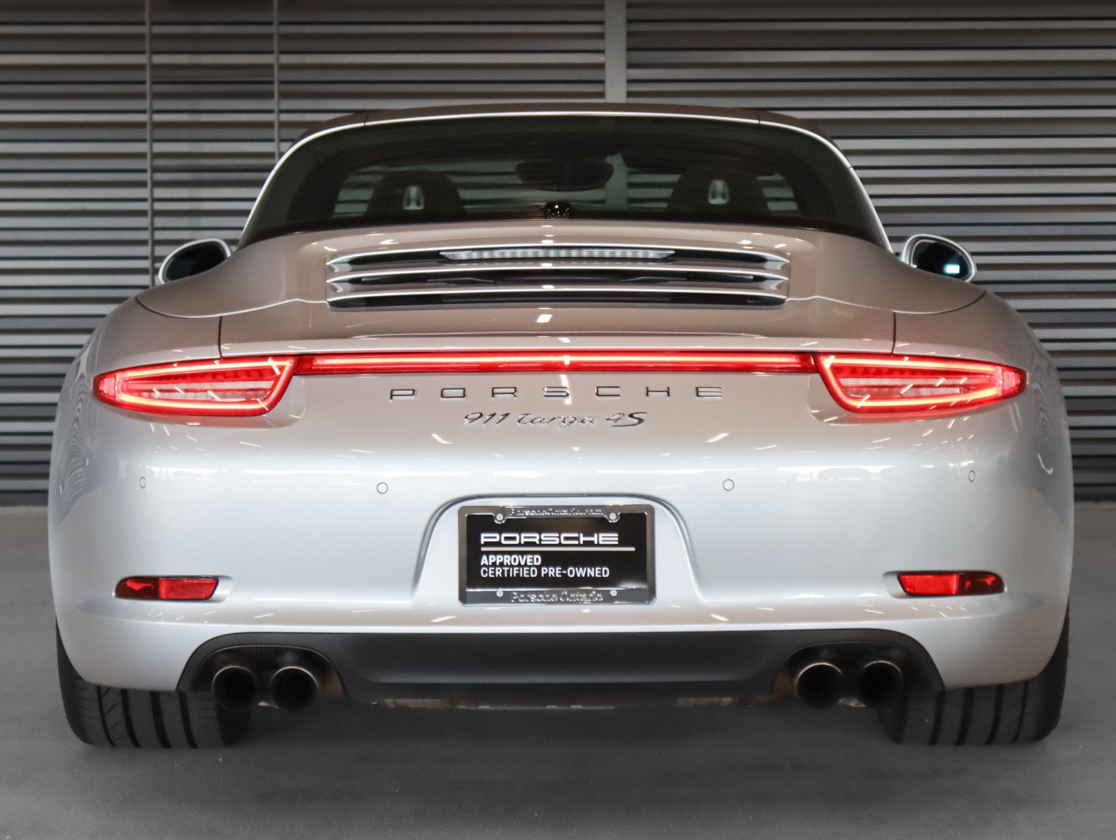 Certified Used 2015 Rhodium Silver Metallic Porsche Targa 4S image 9