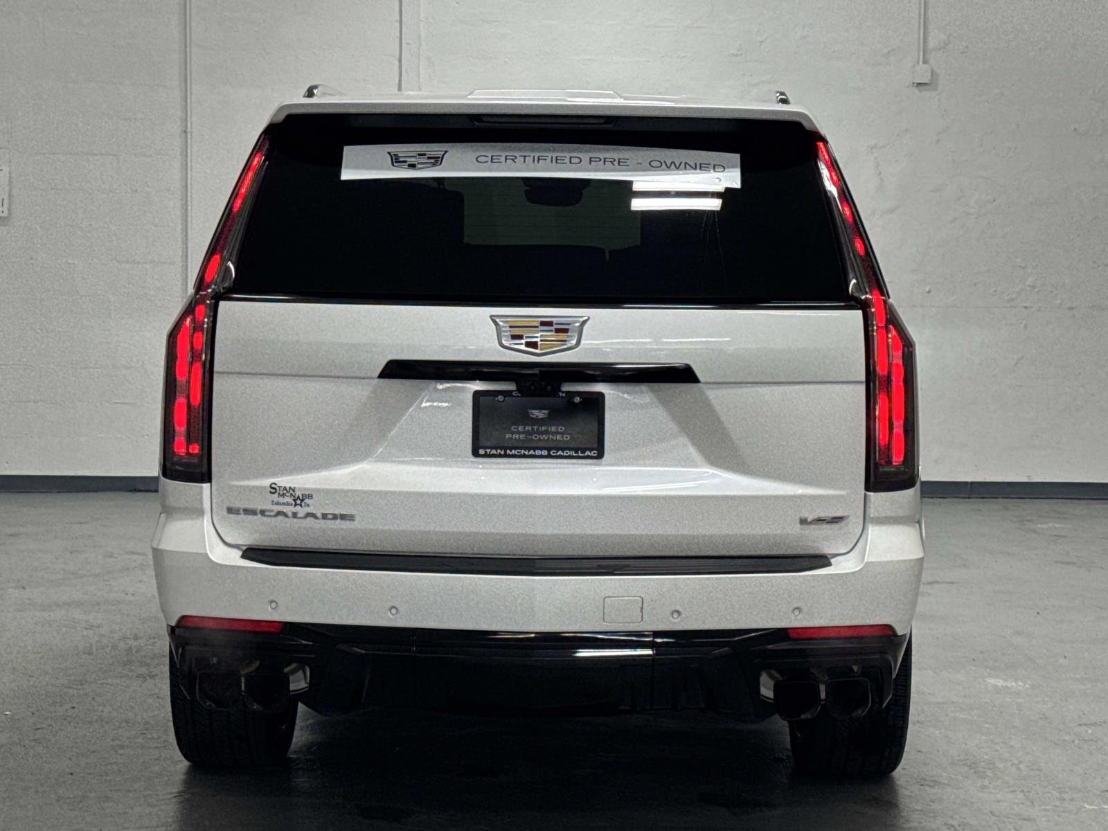 Certified Used 2025 Crystal White Tricoat Cadillac Escalade-V image 7