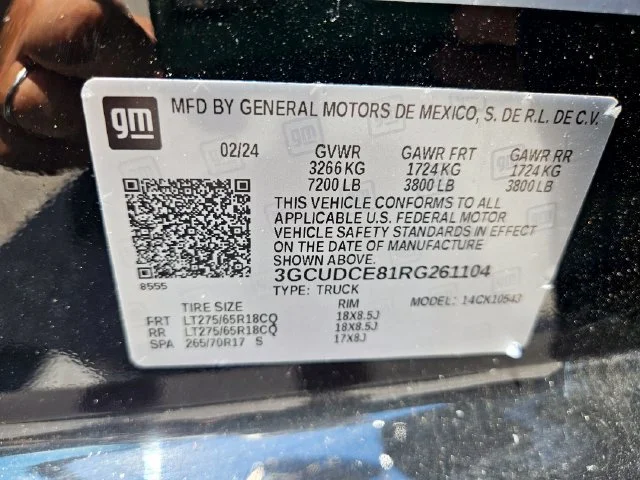 Used 2024 Black Chevrolet Custom Trail Boss image 30