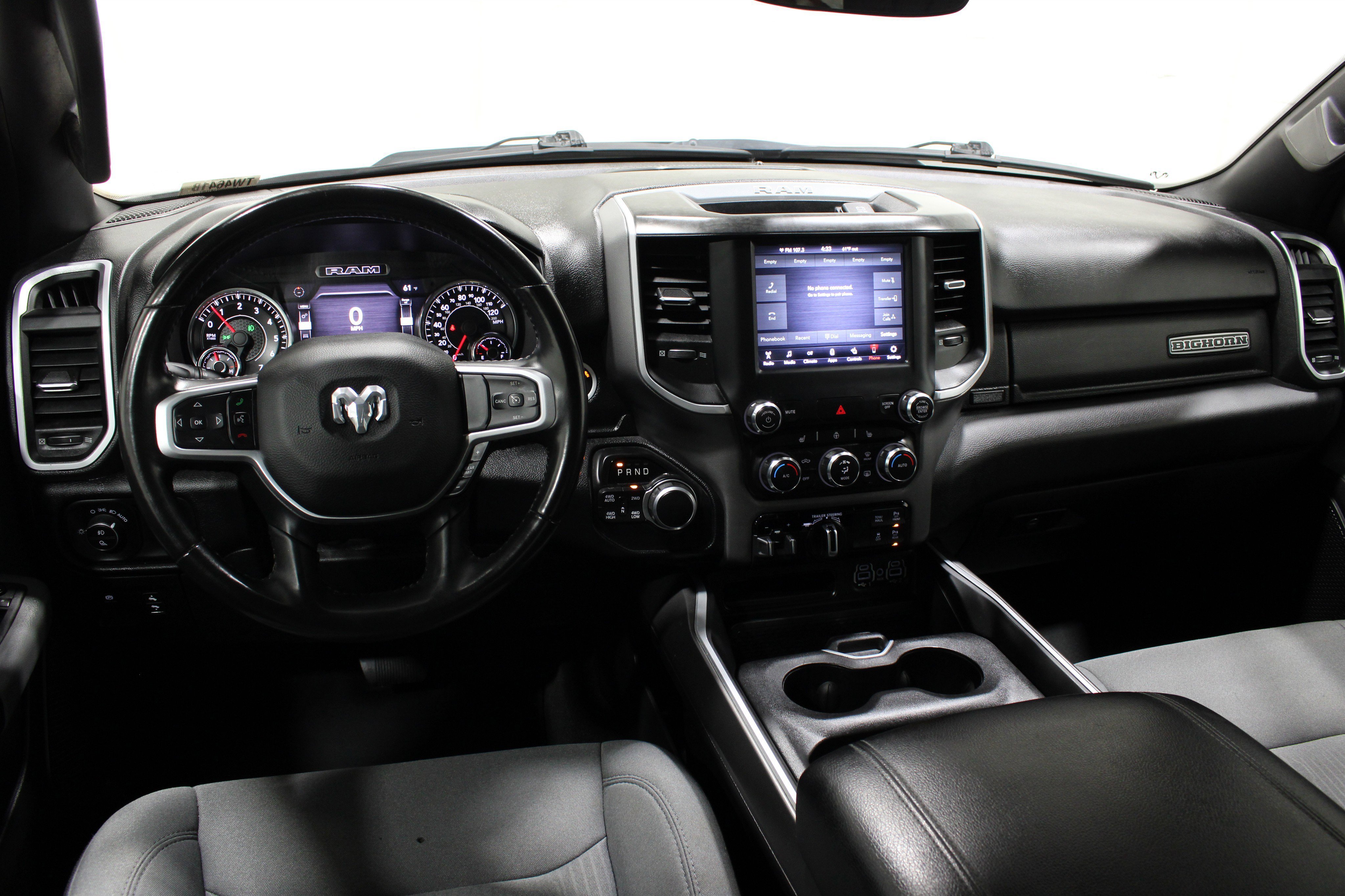 Used 2021 Bright White Clearcoat Ram Big Horn image 2