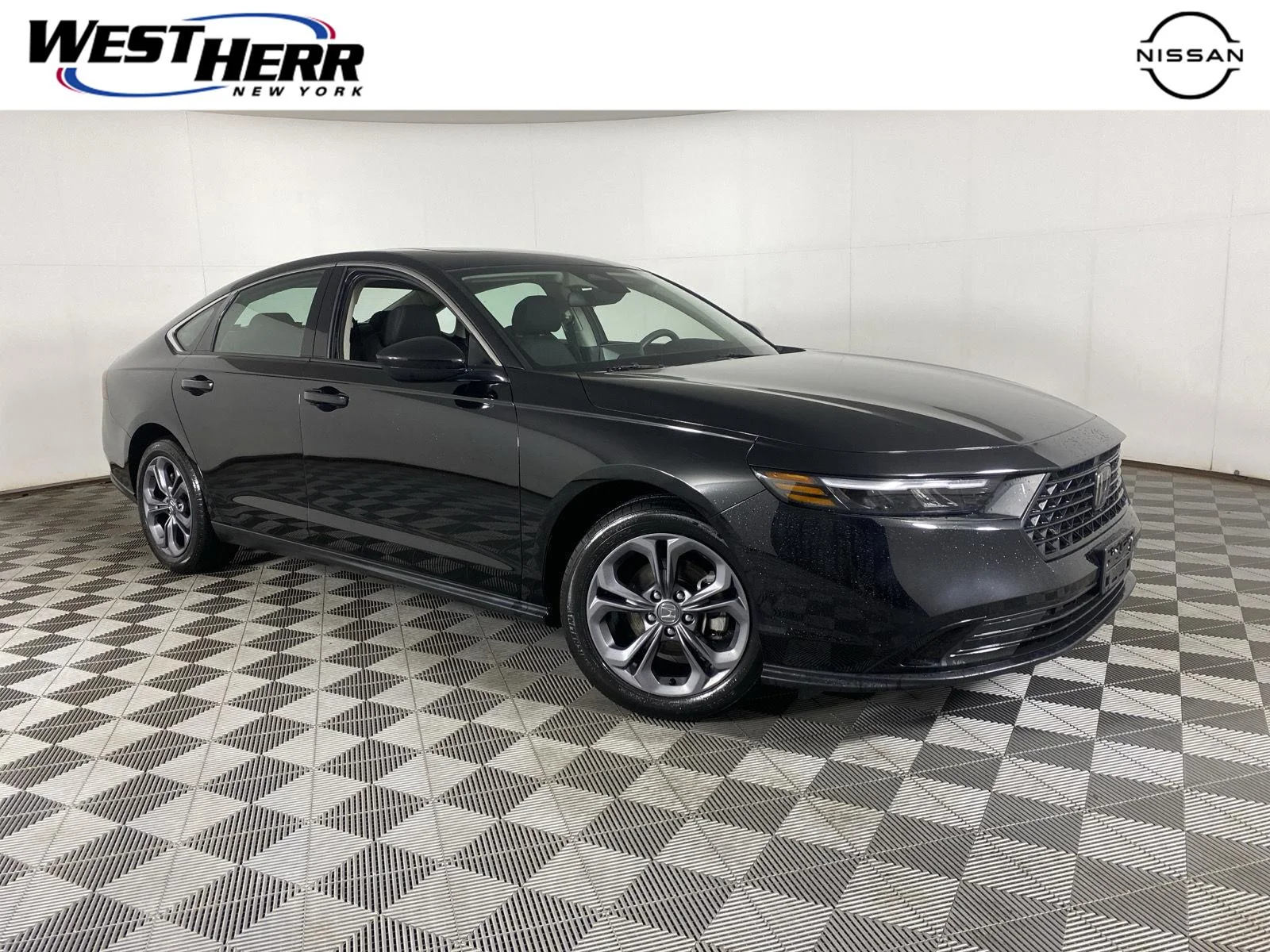 Used 2023 Crystal Black Pearl Honda EX image 1