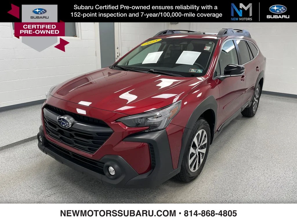 Used 2025 Crimson Red Pearl Subaru Premium image 1