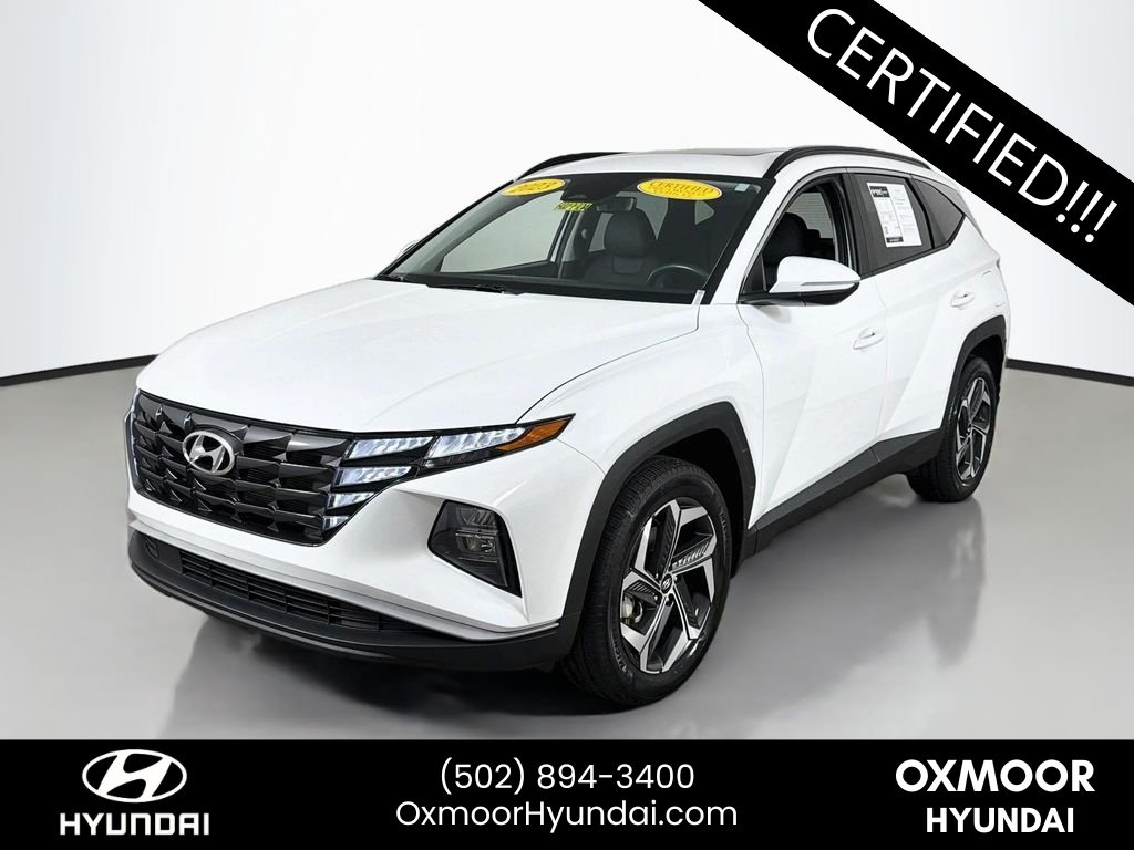 Certified Used 2023 Serenity White Pearl Hyundai SEL image 3