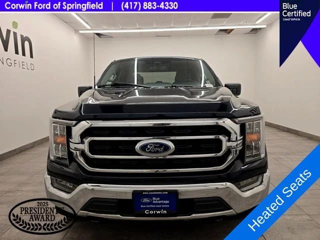 Certified Used 2022 Antimatter Blue Metallic Ford XLT image 8