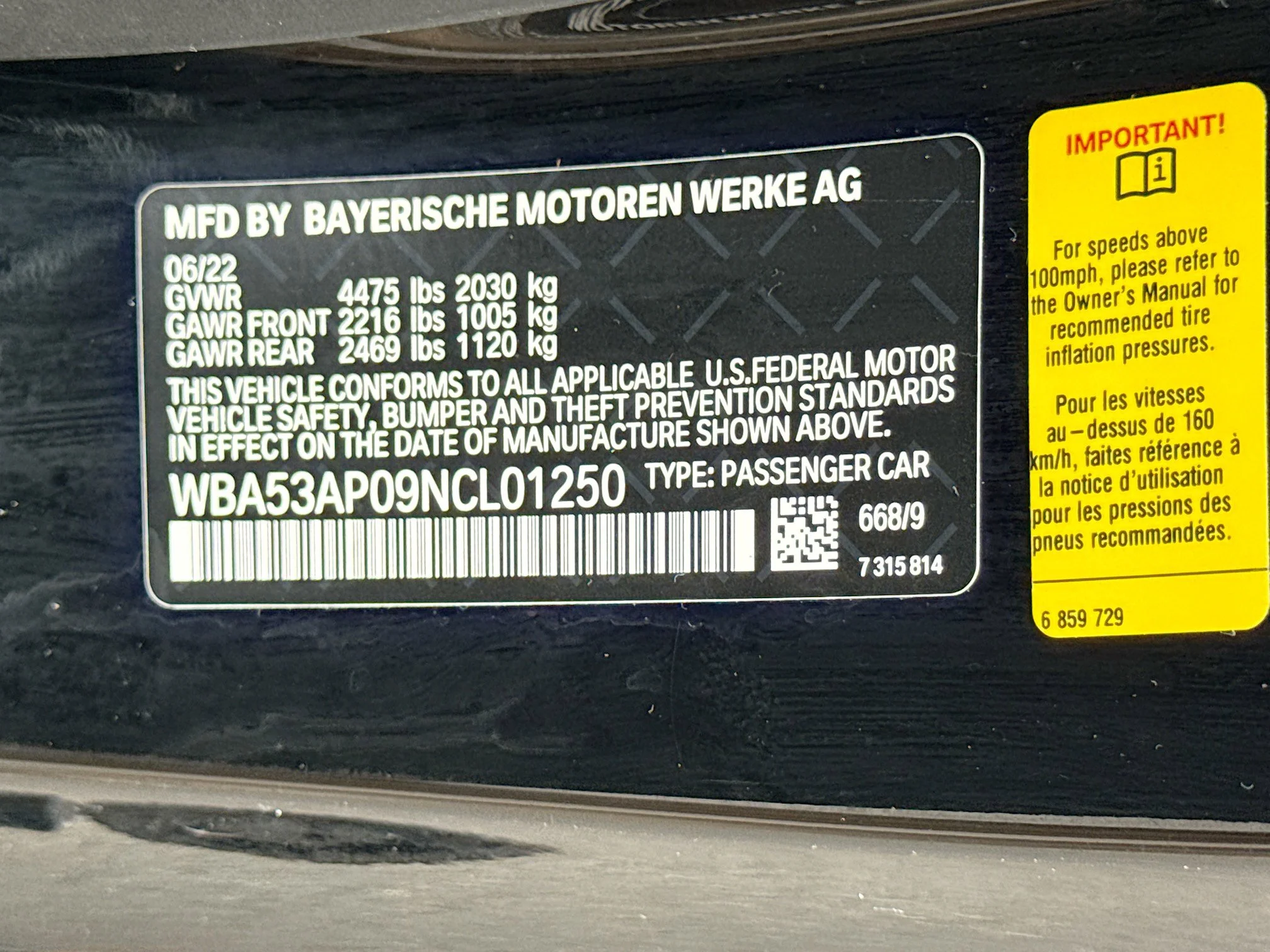 Used 2022 Jet Black BMW 430i image 43
