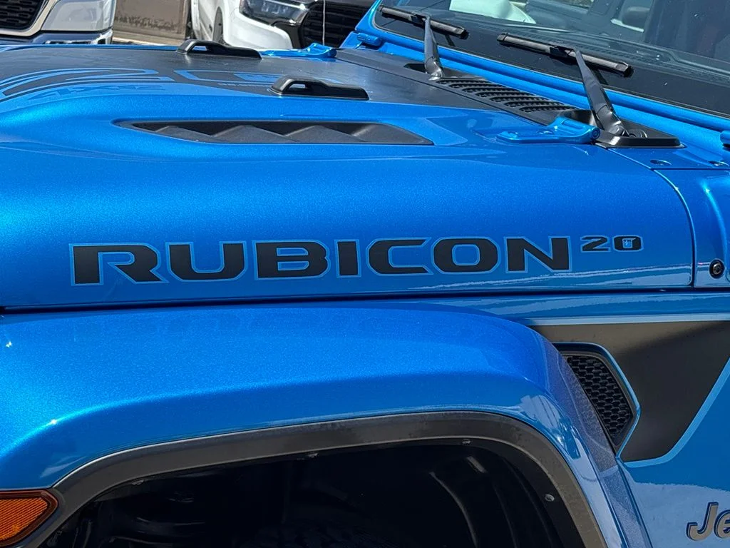 Used 2023 Blue Jeep Rubicon 20th Anniversary Edition 4xe image 8