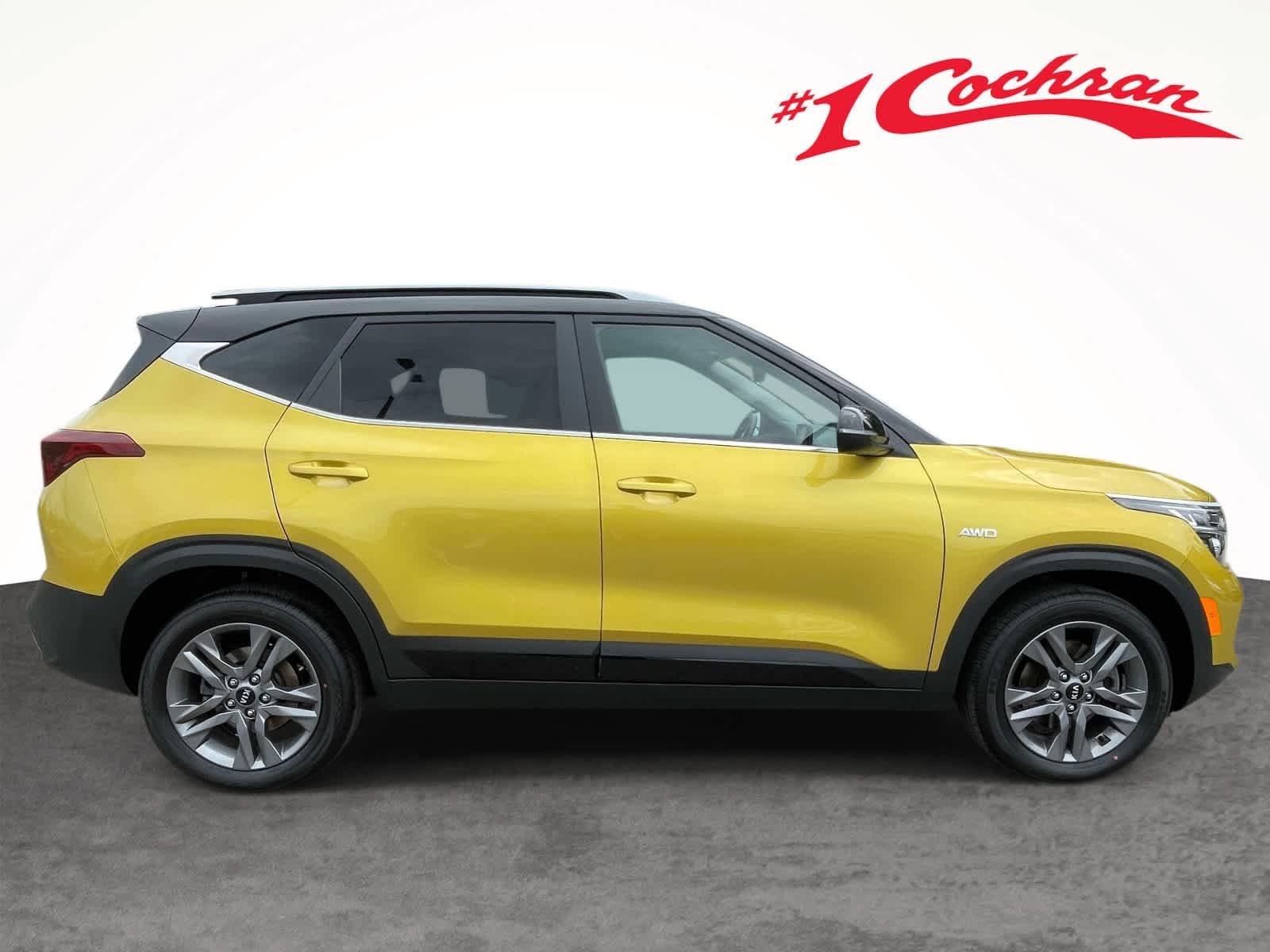 Certified Used 2021 Starbright Yellow/Black Roof Kia S image 8