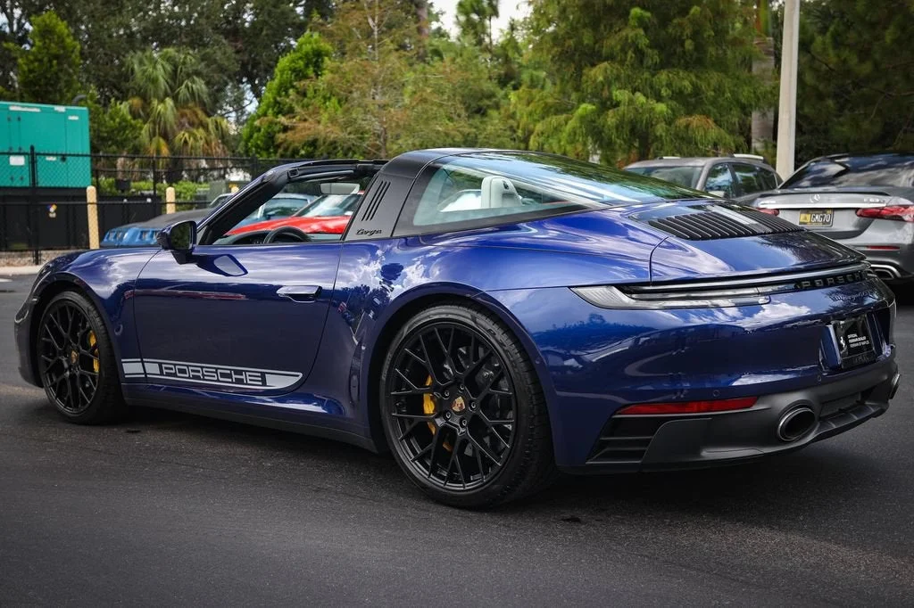 Used 2024 Gentian Blue Metallic Porsche Targa 4 GTS image 4