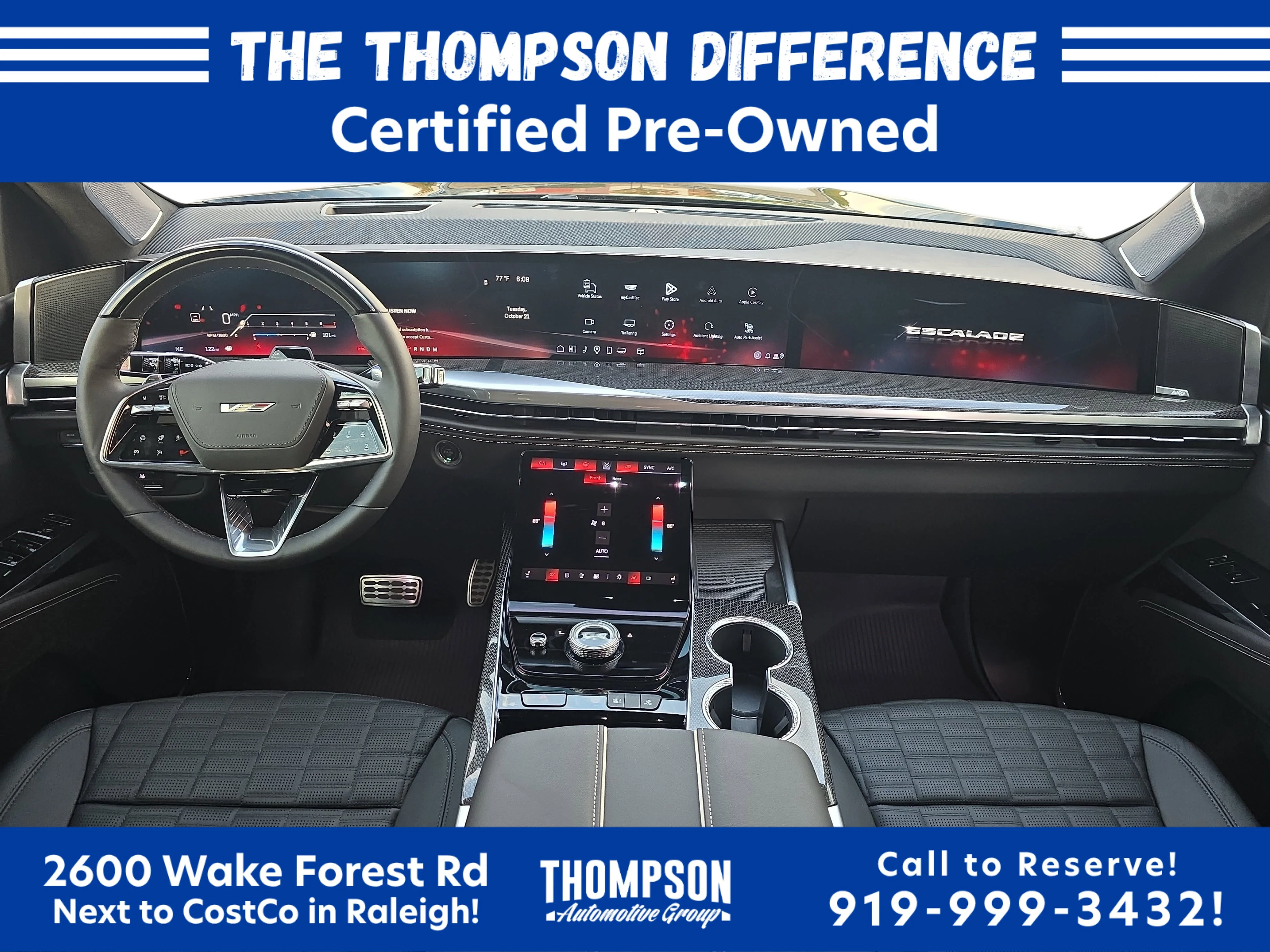 Used 2026 Black Raven Cadillac AWD V-Series image 9
