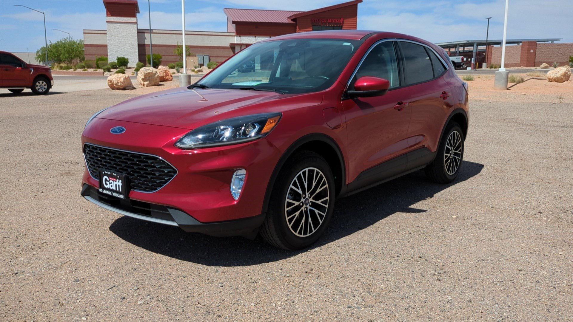 Used 2022 Red Metallic Ford SEL Plug-In Hybrid image 7