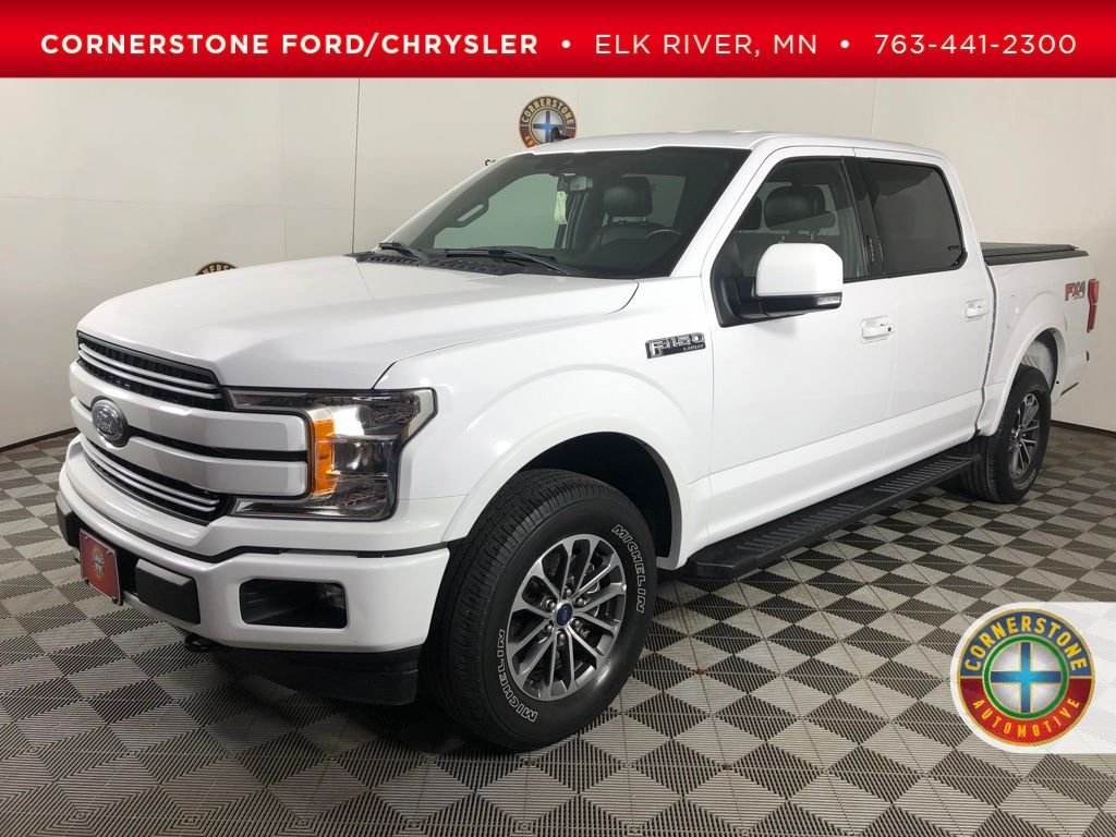 Certified Used 2019 White Ford Lariat image 1