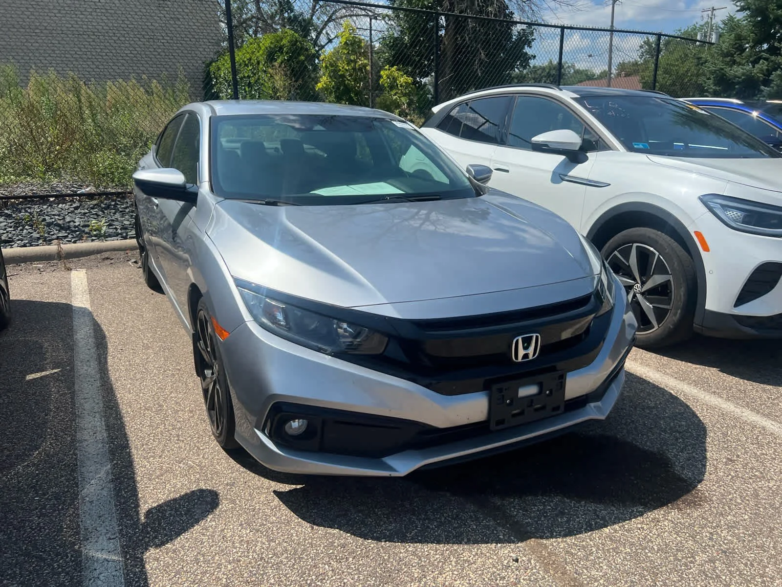 Used 2021 Honda Civic Sport with VIN 2HGFC2F81MH532502 for sale in Brooklyn Center, Minnesota