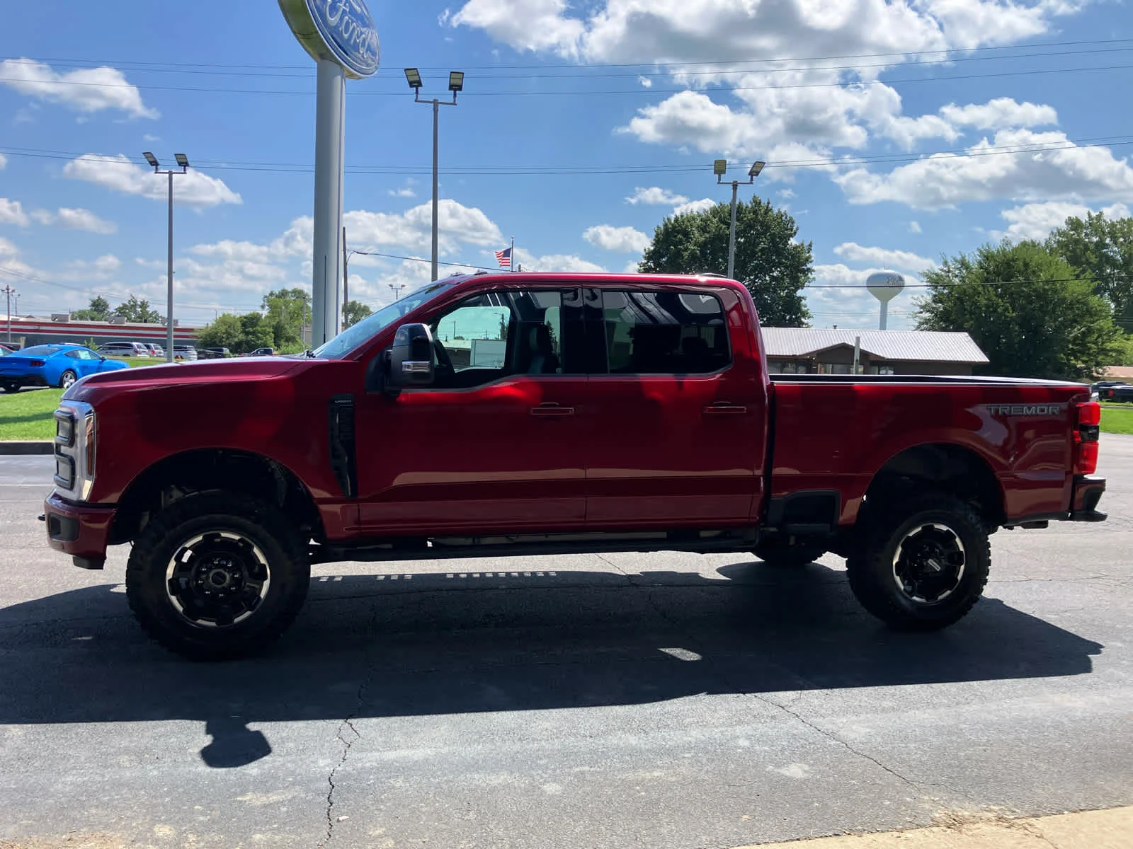 Used 2026 Ruby Red Metallic Tinted Clearcoat Ford LARIAT image 8