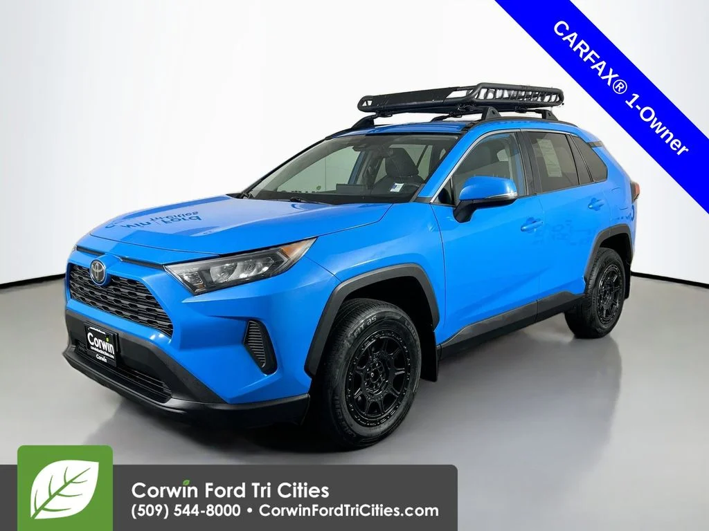 Used 2019 Blue Flame Toyota LE image 5