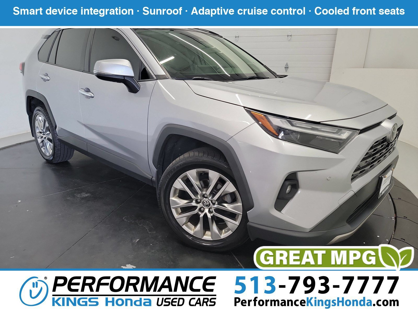 Used 2022 Silver Sky Metallic Toyota Limited image 1