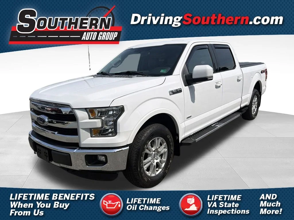 Used 2016 White Ford Lariat image 1