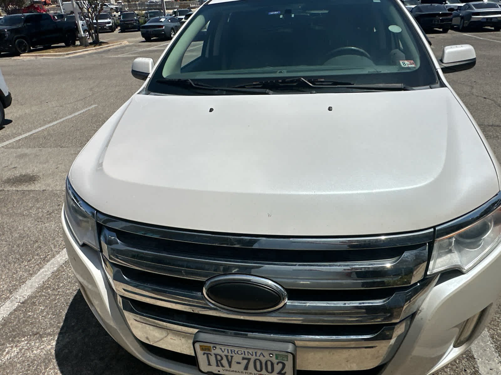 Used 2013 White Platinum Metallic Tri-Coat Ford SEL image 3