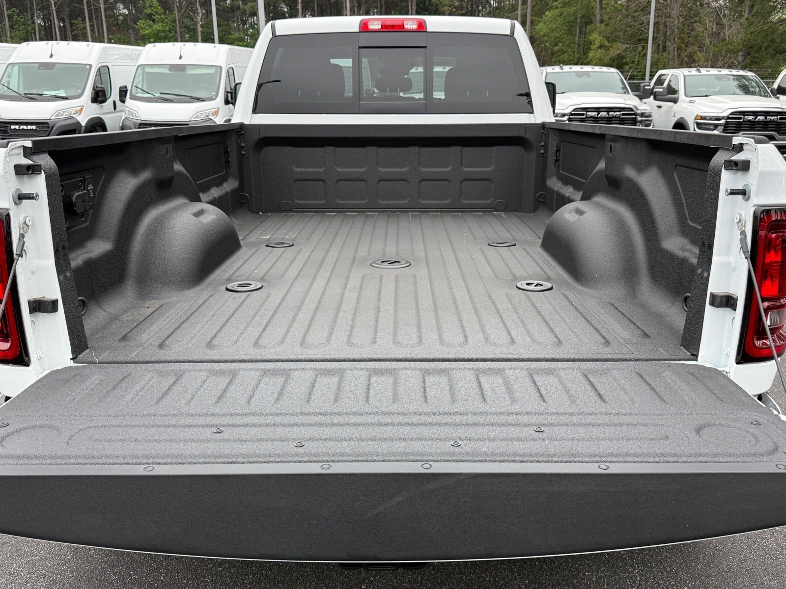New 2026 Bright White Clear-Coat Exterior Paint RAM Tradesman Crew Cab 4x4 8