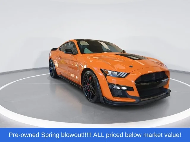 Used 2021 Orange Ford Shelby GT500 image 2