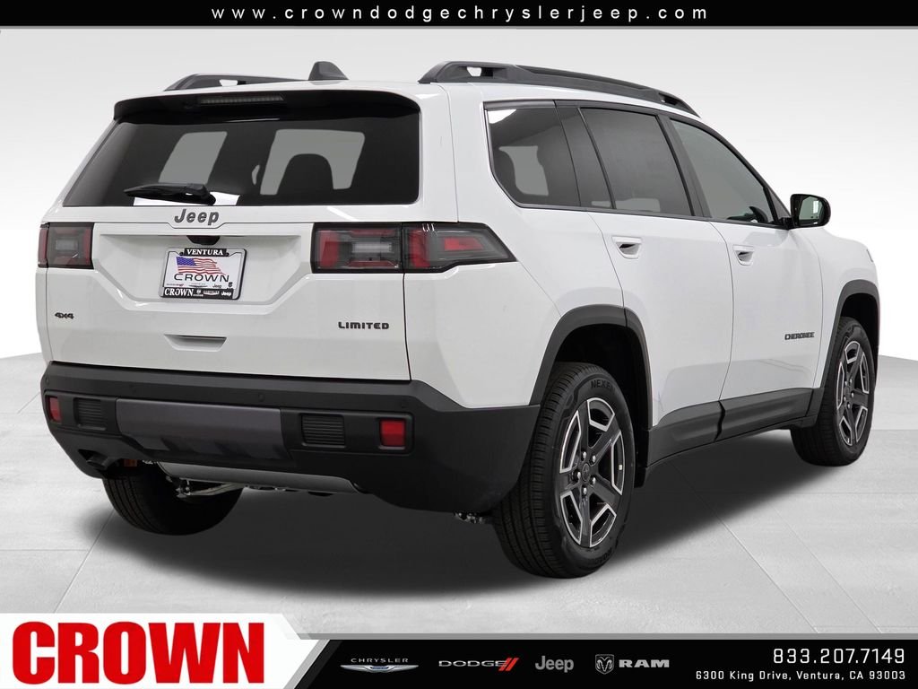 New 2026 Bright White Clear-Coat Exterior Paint Jeep Limited image 5