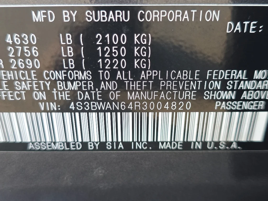 Certified Used 2024 Magnetite Gray Metallic Subaru Limited image 33