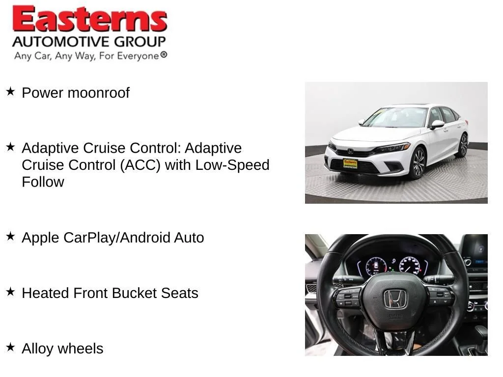 Used 2023 White Honda EX image 12