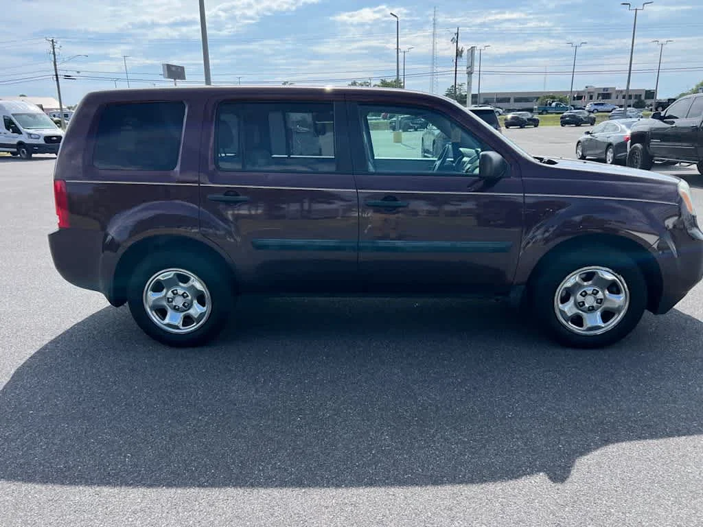 Used 2015 Dark Cherry Pearl Honda LX image 2