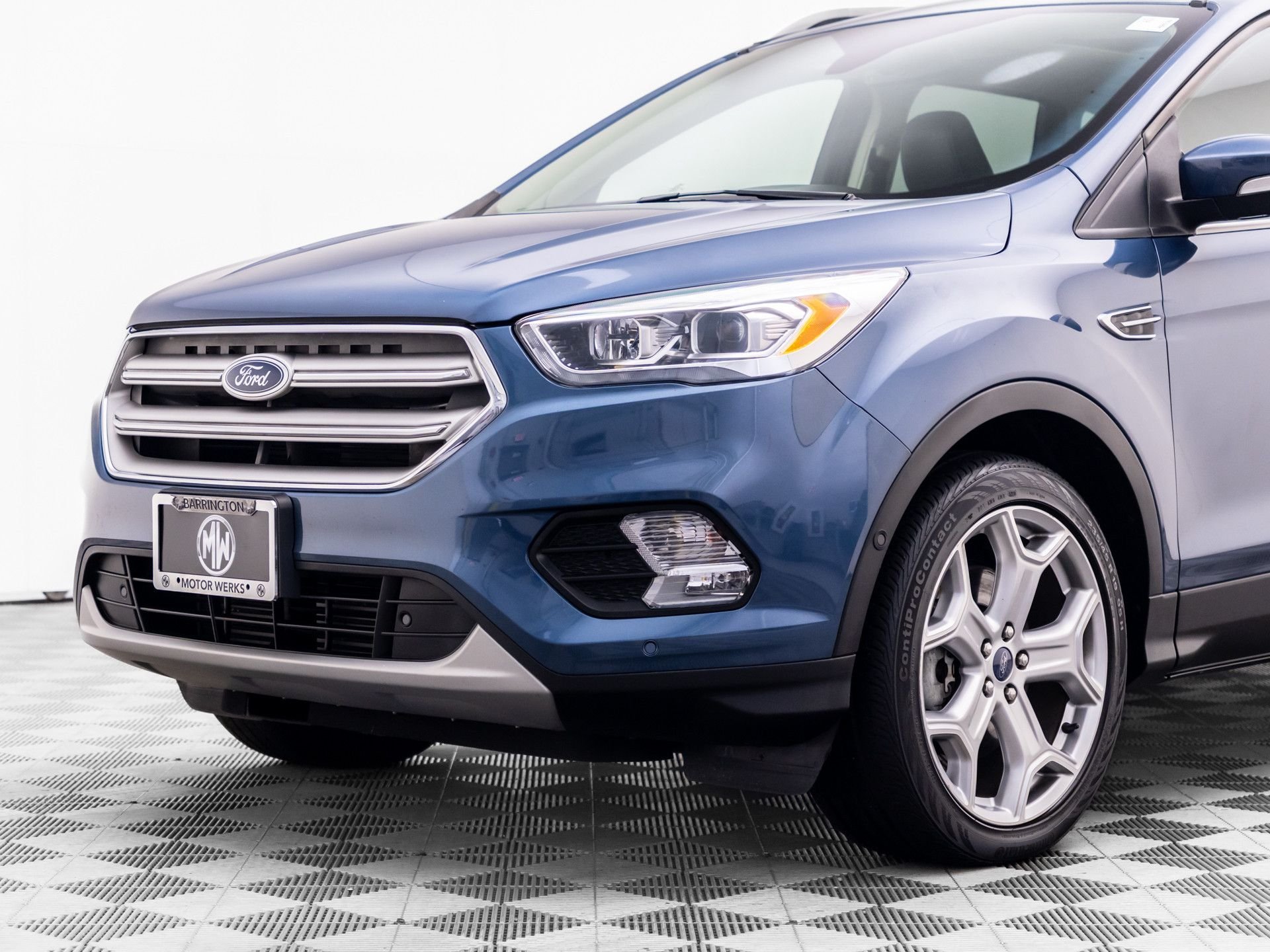 Used 2018 Blue Ford Titanium image 38