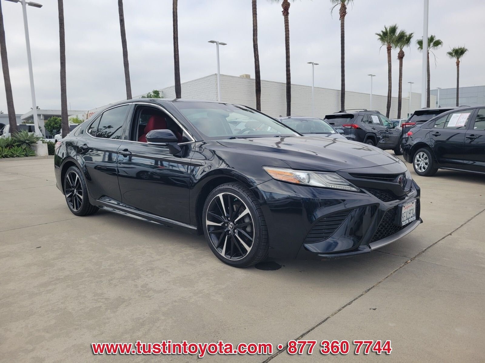 Certified Used 2019 Black Toyota XSE image 2