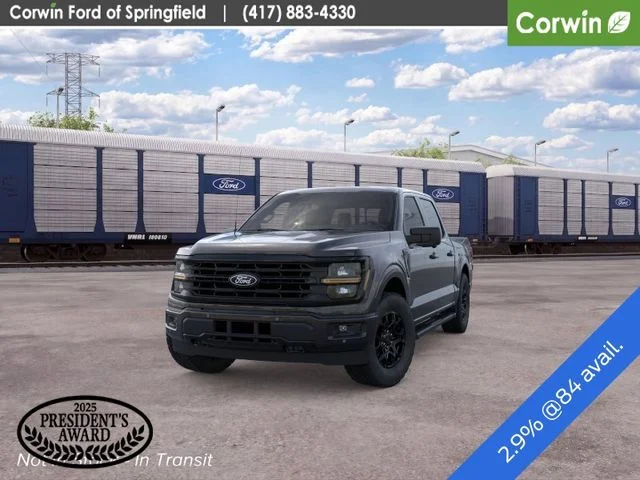 New 2026 Agate Black Metallic Ford XLT image 2