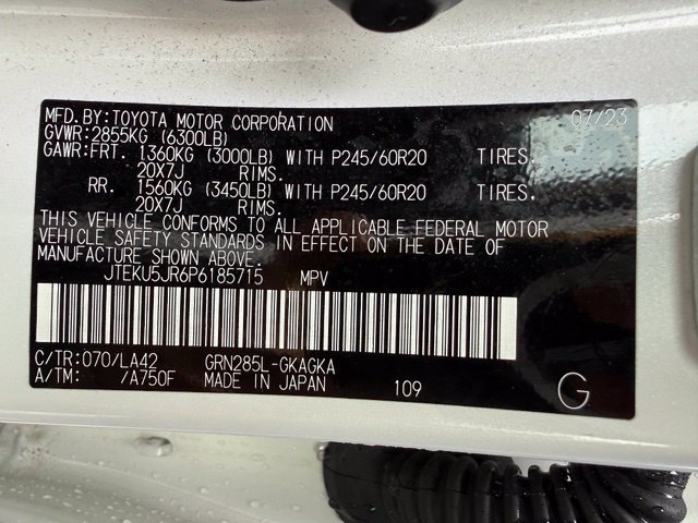 Used 2023 Blizzard Pearl Toyota Limited image 14